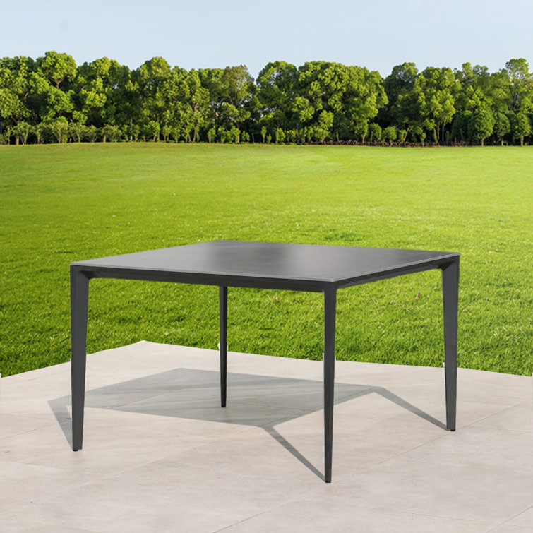 Ebern Designs Elijahwan Concrete Outdoor Dining Table Wayfair